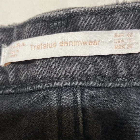 The Rolling Stones Destroyed Black Short Shorts 10 W/Lips Logo - Picture 7 of 11